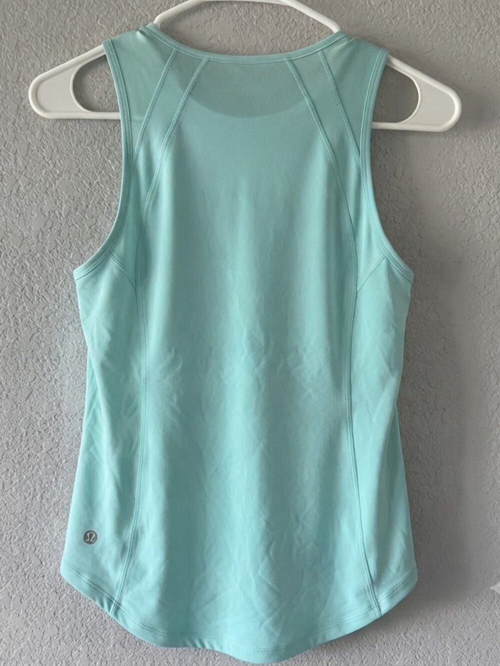 Lululemon Mesh Back Workout Tank Mint Green Size S
